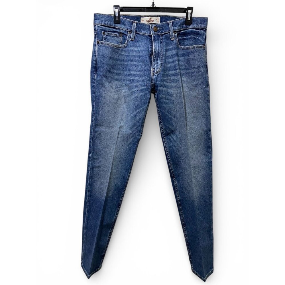 Hollister Men’s Slim Straight Jeans W32 L32 Epic Flex Blue